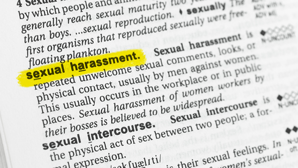 picture of sexual harassment dictionary definition
